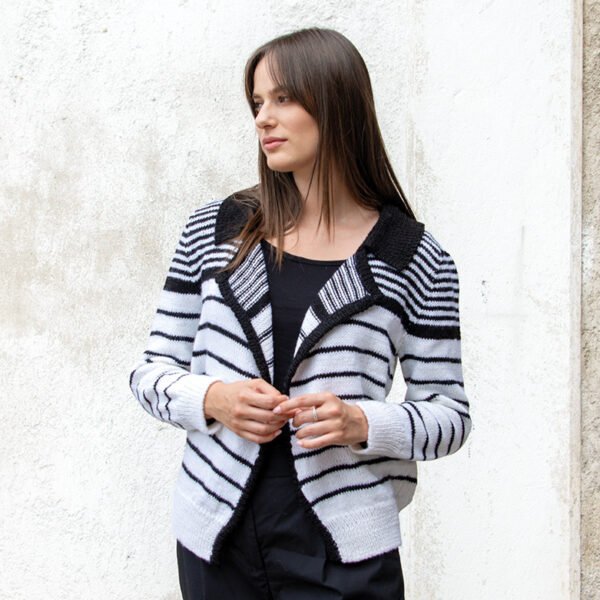GIACCA A RIGHE - MERINO SOFT
