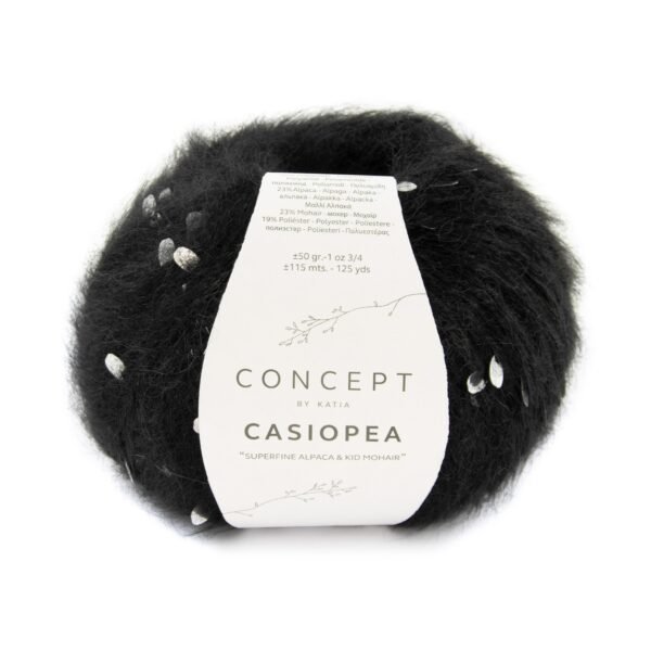 Lana con paillettes a forma goccia Casiopea