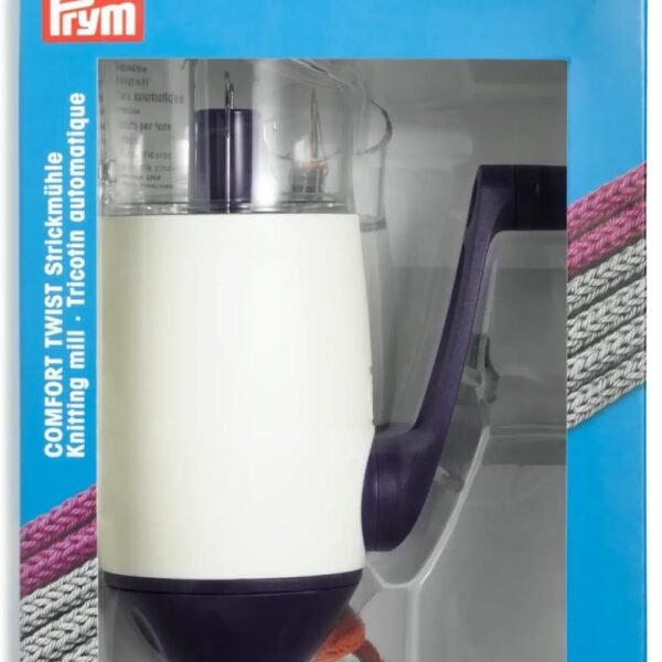Prym 624181 Mulinetto la Maglia Comfort Twist Maglieria, Metal,Wool, Violett Weiß, taglia unica