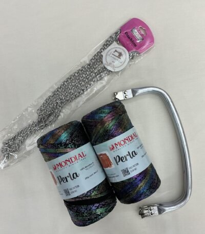 Kit clutch perla argento